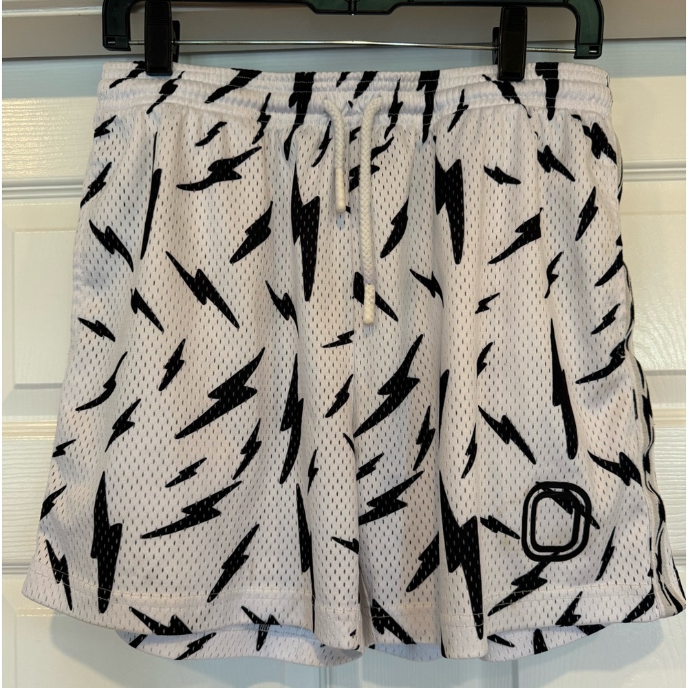 Overtime Men’s Basketball Shorts Lightening Bolts Medium